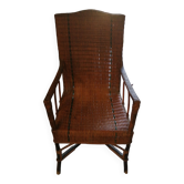 Vintage rattan / osier armchair