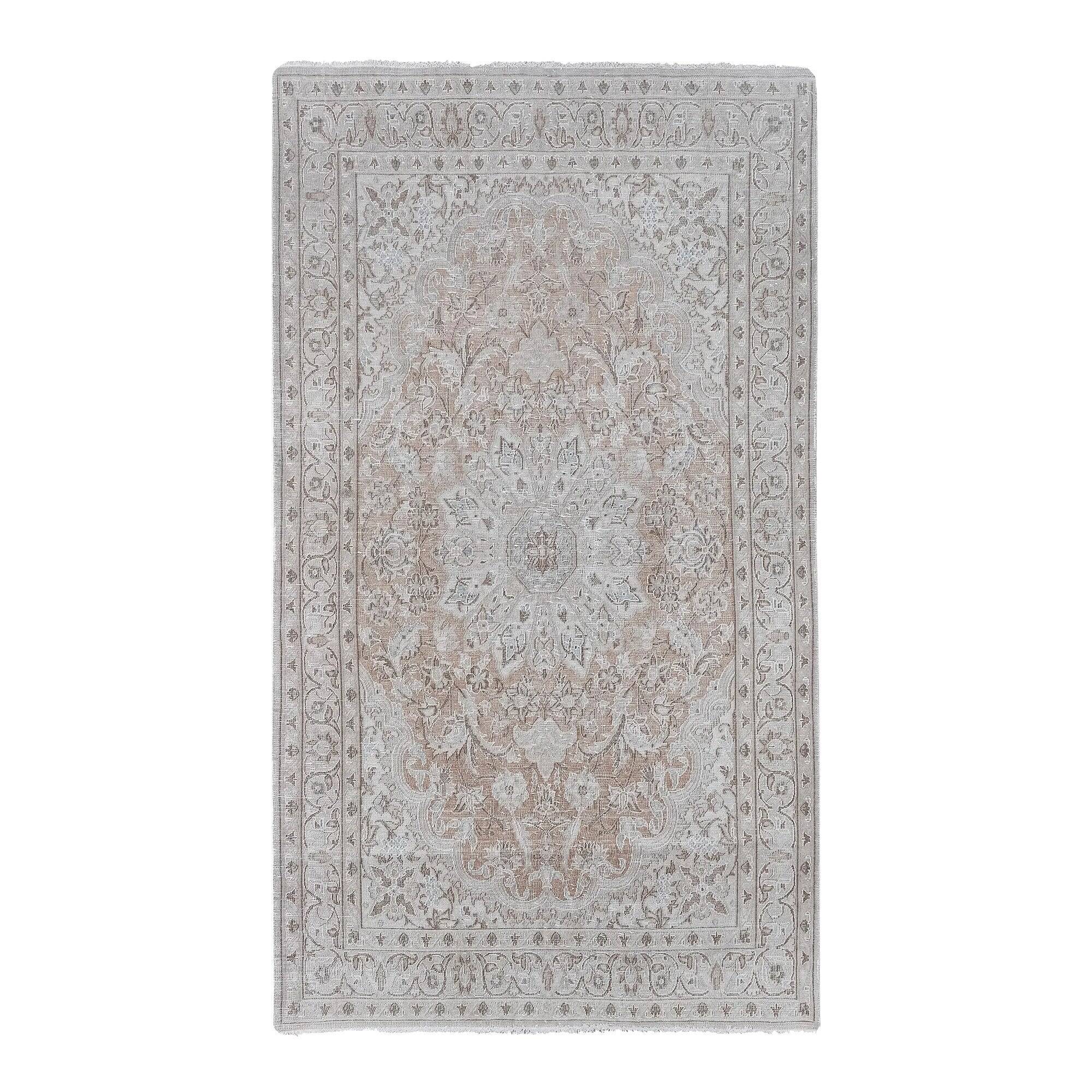 Vintage Turkish Oushak rug 115x203 cm