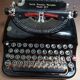 Smith first portable model 35 black typewriter usa 1937