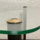 Tripod table- glass and brass - year 50