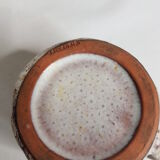 Breakfast service "fat lava" stamped "Vallauris"