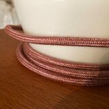 Pair of opaline lamps