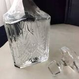 Arques crystal whiskey decanter Fontenay model in its original box