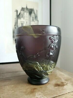 Art Nouveau vase signed Georges de Feure by Daum