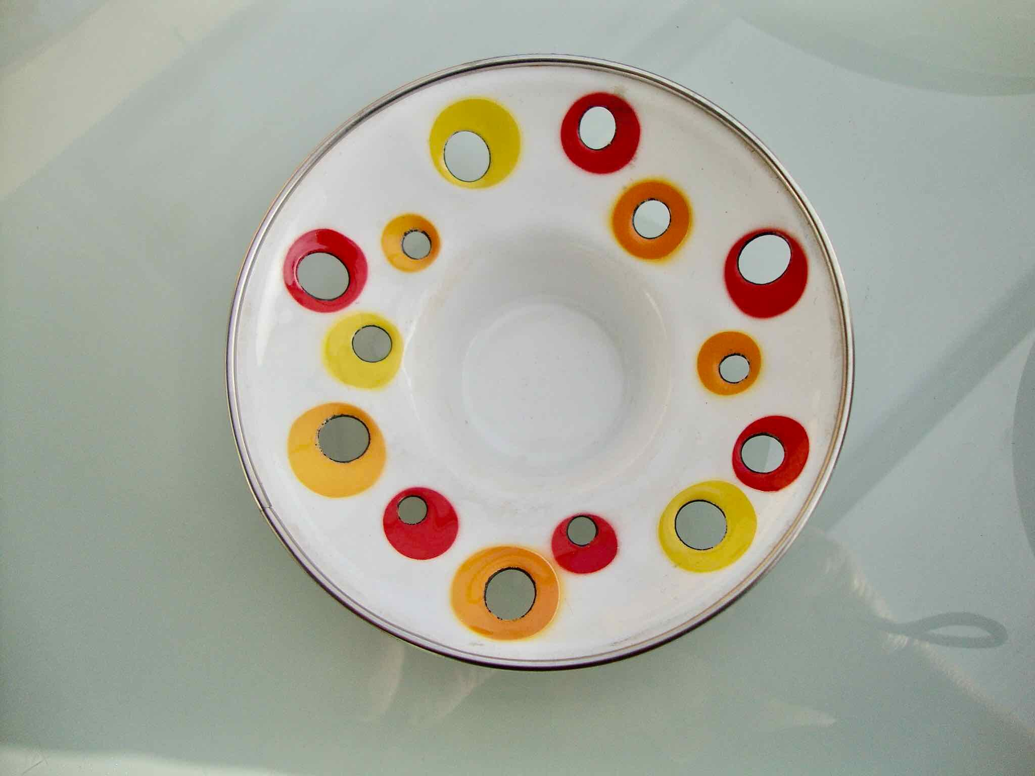 Enamelled trinket bowl