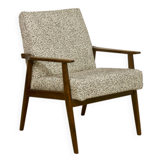 Fauteuil Henryk Lis 300-190  tissu bouclette, années 70