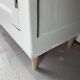White 2-door sideboard
