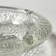 Ashtray/trinket tray in cut and textured crystal glass, circa 1970