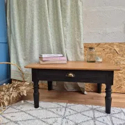 Table basse vintage rénovée