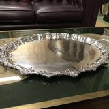 Large English silver plated tray from the 1930s