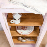 Vintage pink shelf