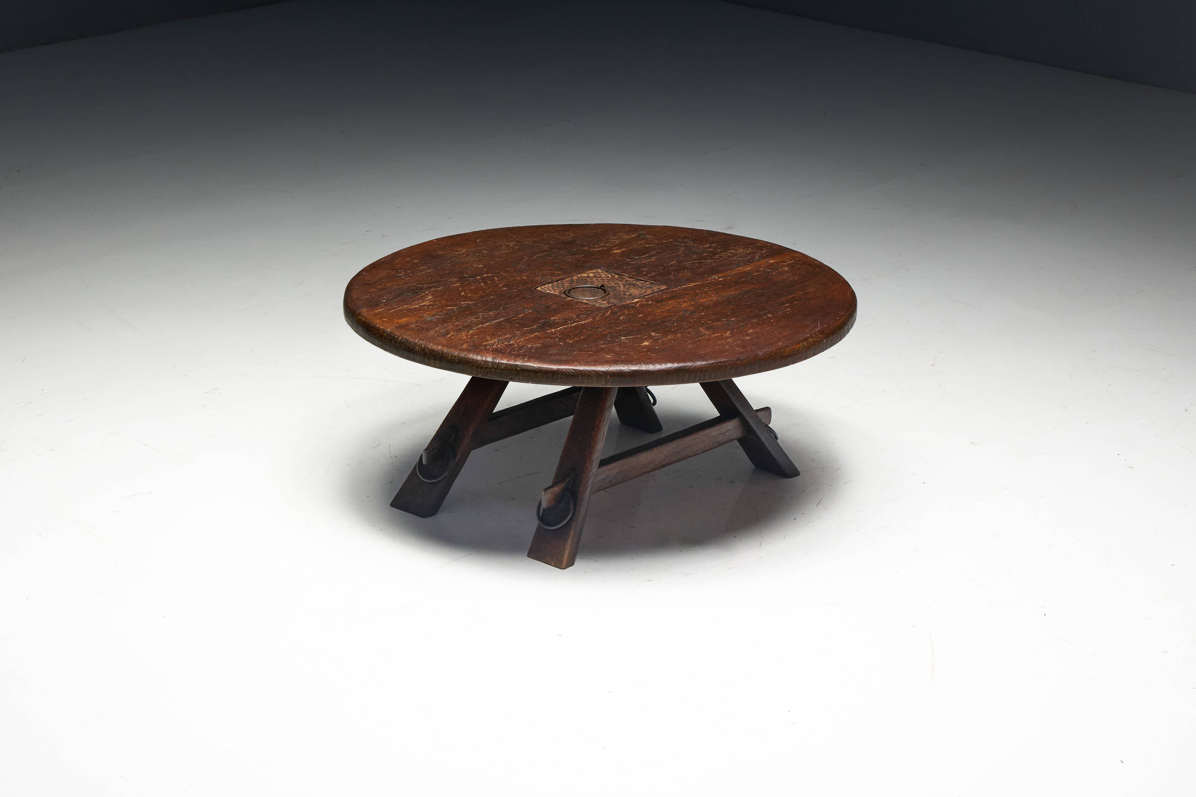 Rustic Antique Coffee Table, France, 1960s