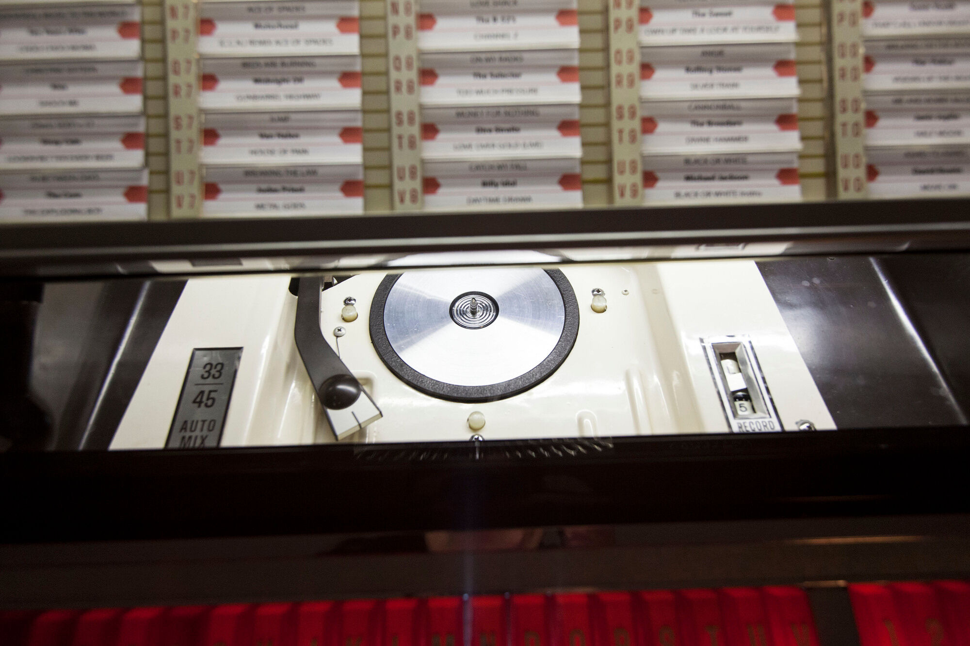 Jukebox Rowe friend from 1963 model"Jal" capa 100 vinyl compilation pop, rock, metal from 1950 to 1990
