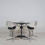 Eames dining table and 5 chairs by George Nelson for Herman Miller, 1960s
