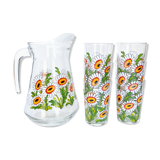 Vintage pitcher and glasses