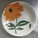 Vintage 1970s orange floral Gien cup
