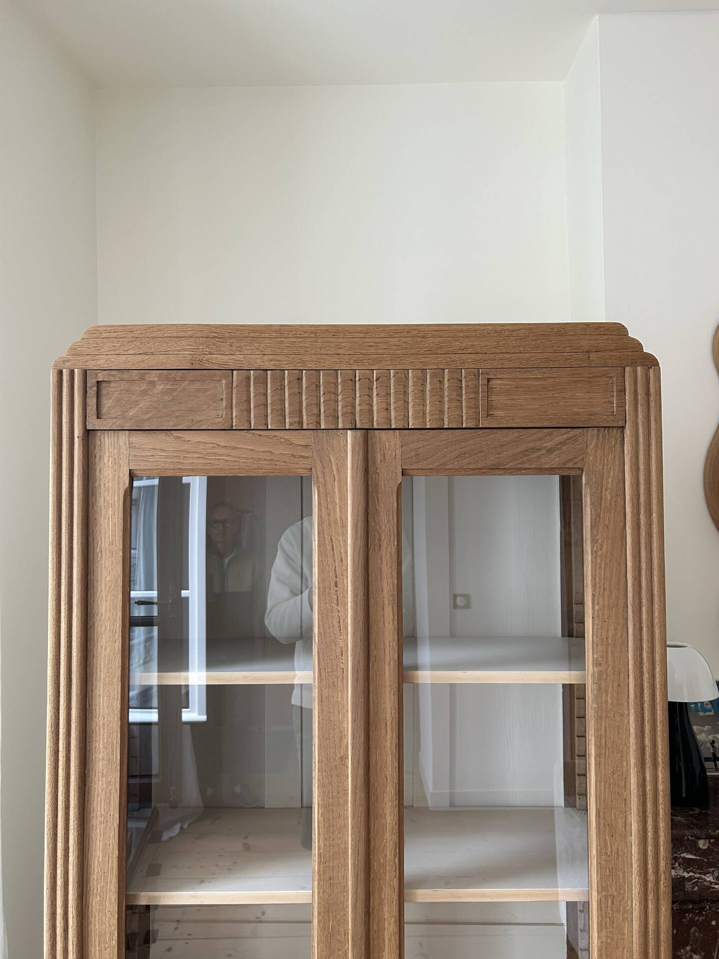 Art Deco glass cabinet (renovated)