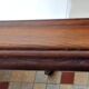 Vintage wooden rectangular mirror 129 x 39 cm