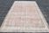 Soft Pink Oversize Vintage Turkish Floral Carpet Rug, 219x313 Cm