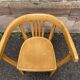 Viennese curved wood desk chair style fischel thonet 1950