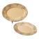 Two oval dishes Boulenger Choisy le Roi Derby Terre de fer