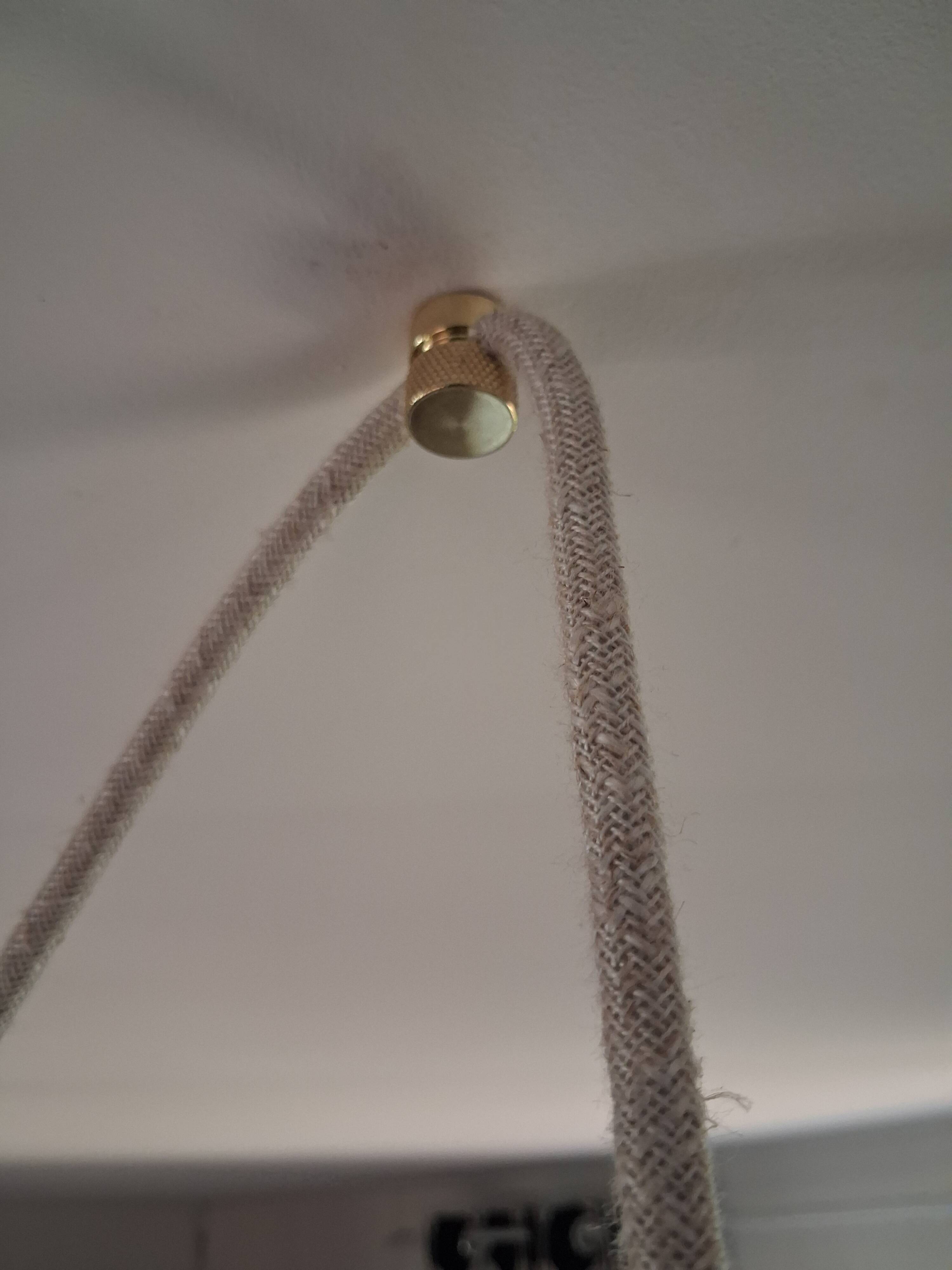 Handcrafted suspension cascade 6 lights "Moroccan Basket"