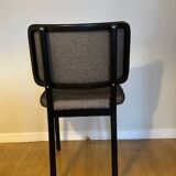 Deux Chaises Red Edition Chêne noir Tissu Caviar