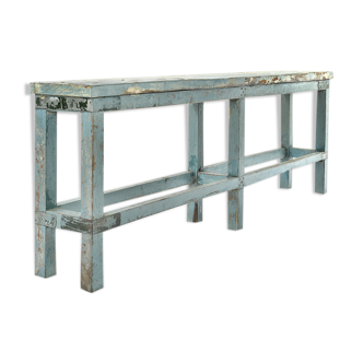 Patinated wooden console