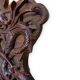 Paire de cadres en bois exotique aux dragons