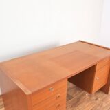 Mid-Century Danish Teak Desk, 1980s.