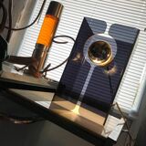 Lampe de Table Vintage • V.SmokedGray • Space Age • 1970