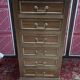 Chiffonier or semainier Louis XVI style, 6 drawers and white marble