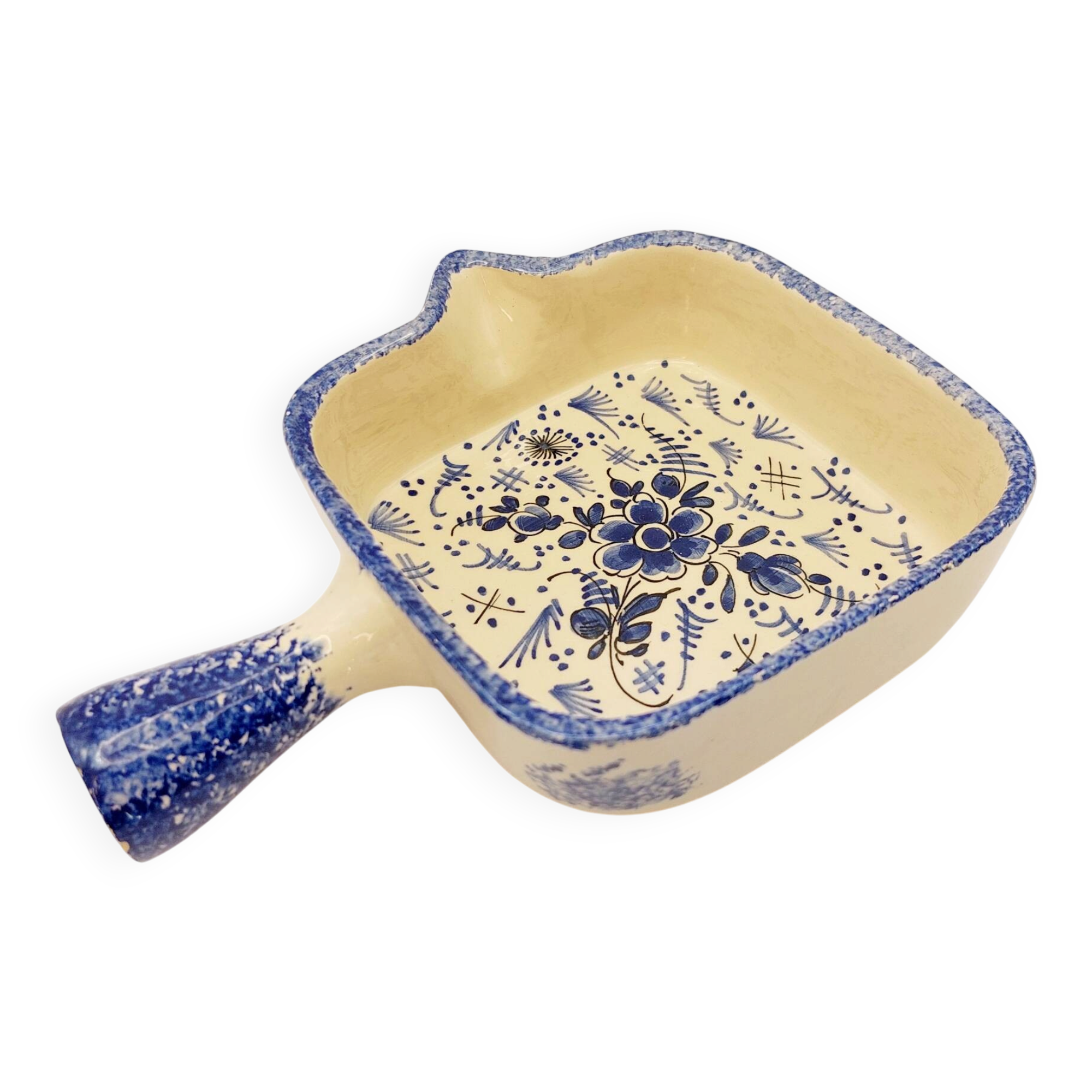 Petit plat céramique René Delarus Desvres