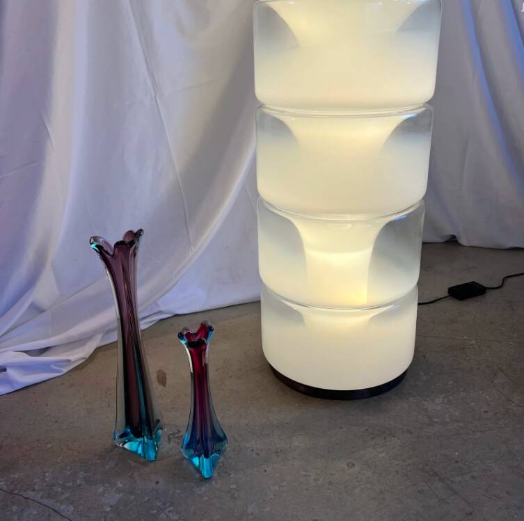 “Sfumato” pendant lamp, Carlo Nason for Mazzega, 1970s*