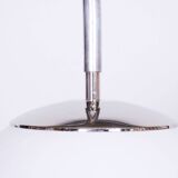 Restored ArtDeco Floor Lamp, J. Halabala, UP Zavody, Walnut, Czechia, 1930s