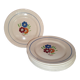 Dessert plates Agnès retro flowers