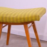 Tabouret vintage, repose-pieds, Západoslovenské nábytkárské závody, 1970