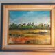 Oil on canvas "a Village in Brittany" signed by Raymond Scuiller