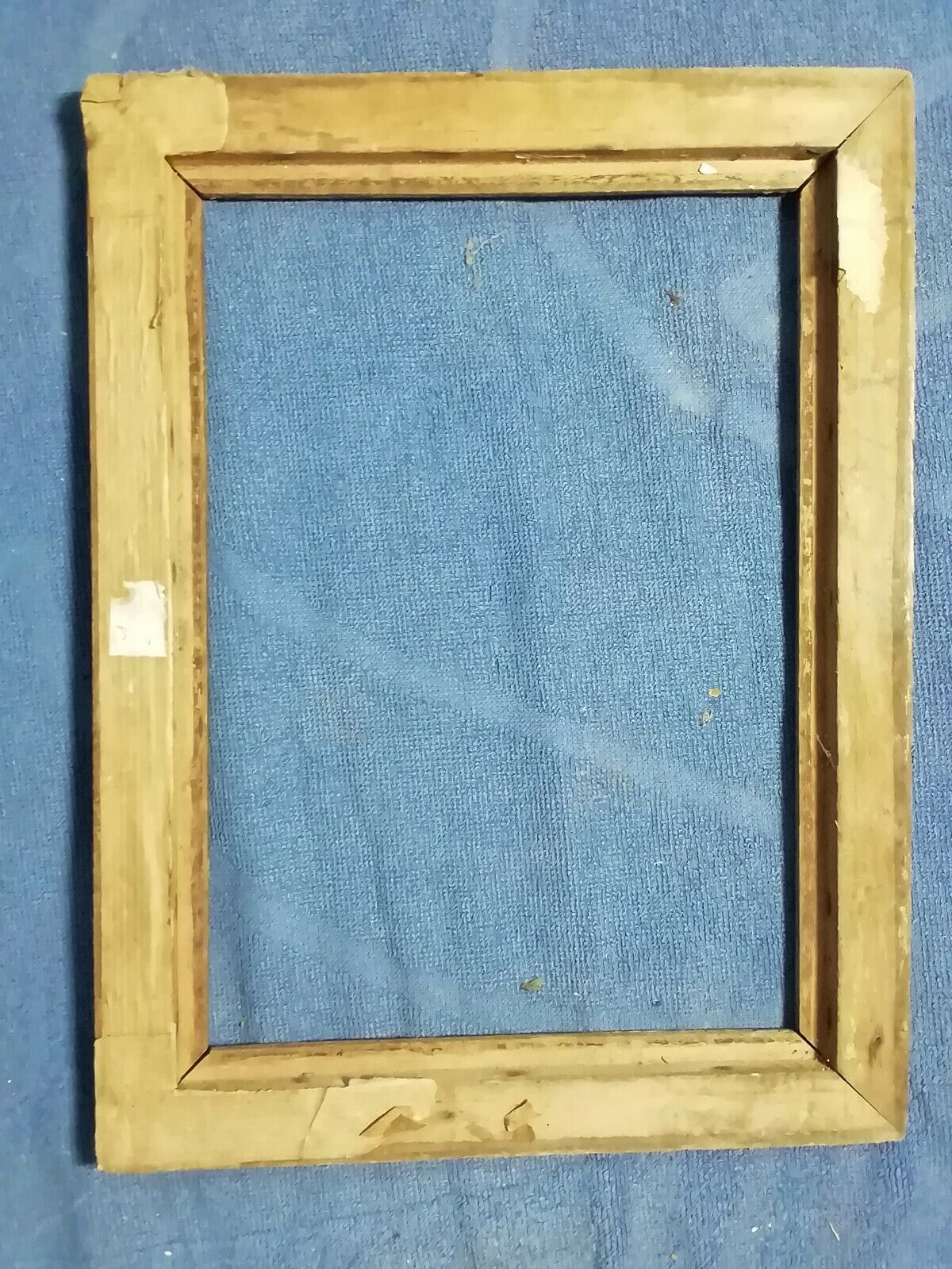 Old frame carved wood table rectangle deco collection