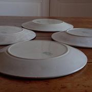 4 dessert plates in earthenware from Castres