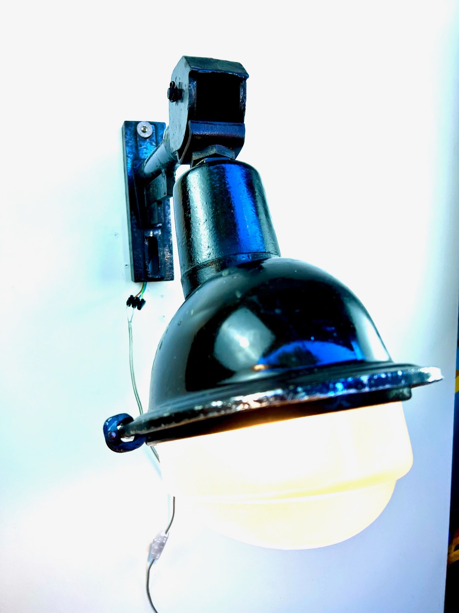 Wall lamp rue reverbere 1950