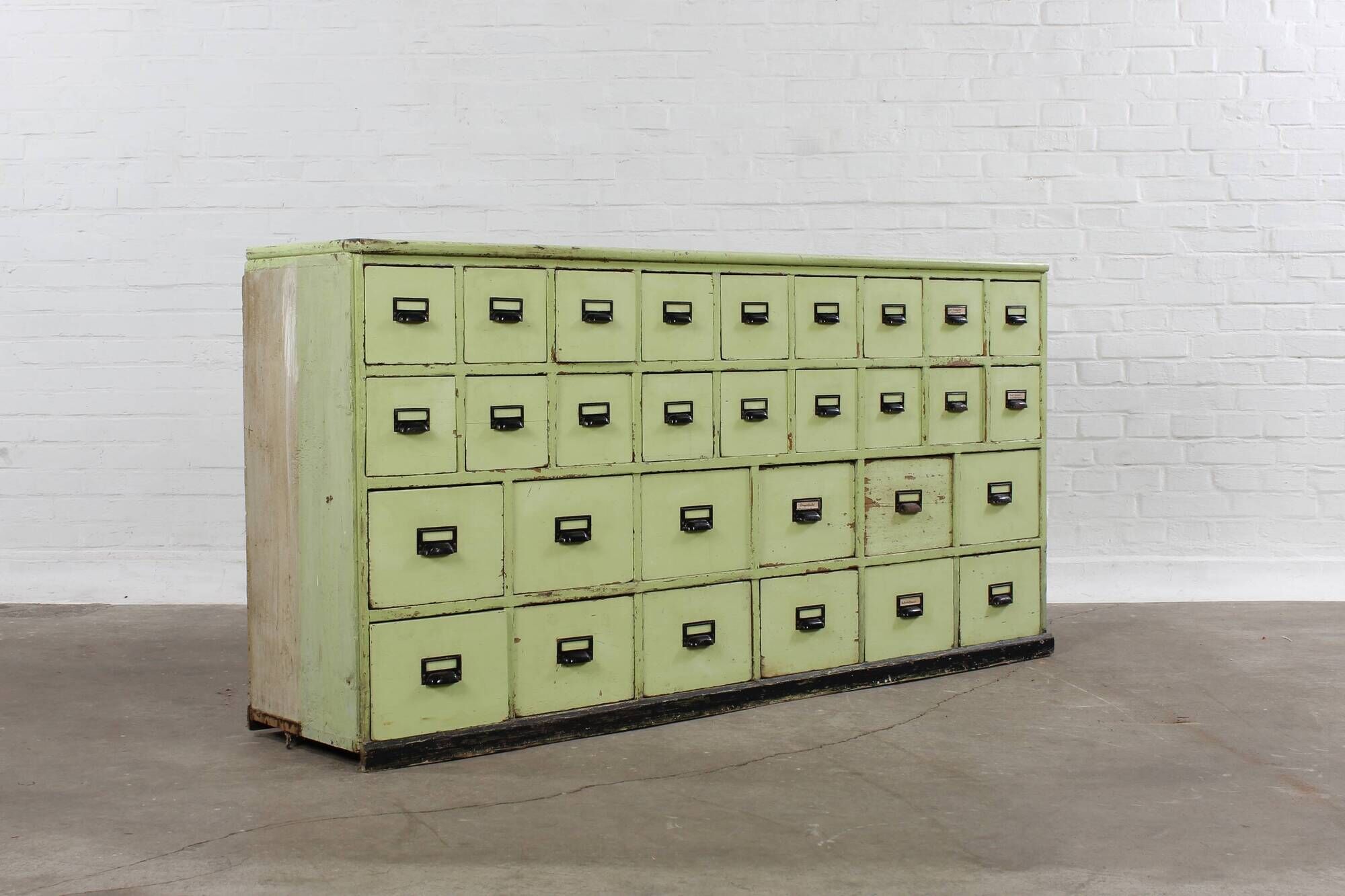 Industrial vintage drawer cabinet apothecary cabinet chest of drawers