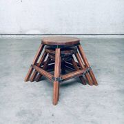 Wabi Sabi Nesting Tables, France, 1950s, Set of 3