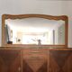 Large oak mirror 1950