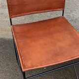 Pair of leather chairs