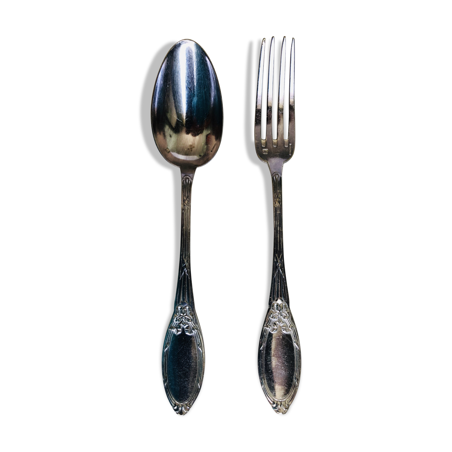 Silver metal covers