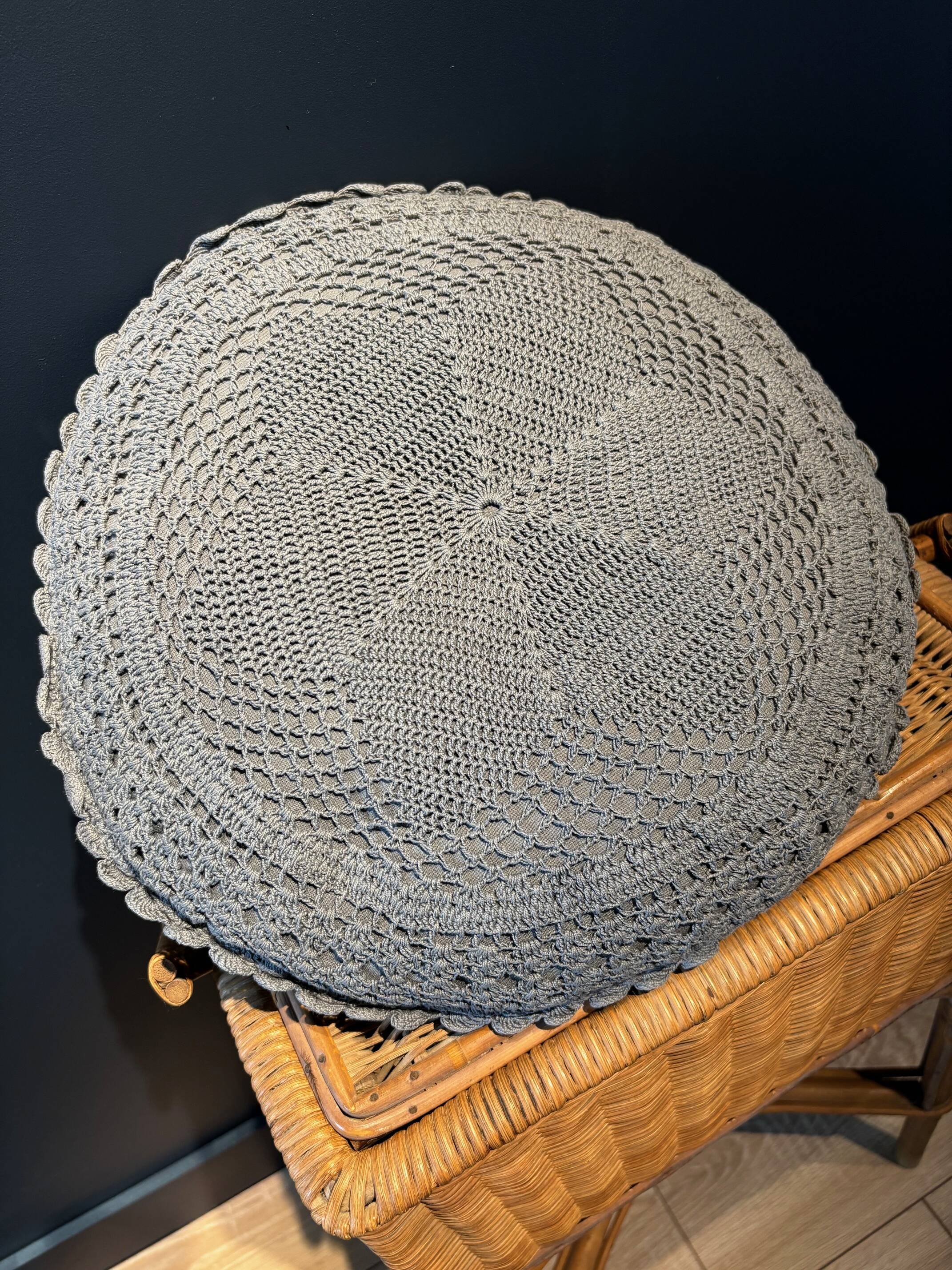 Crochet cushion