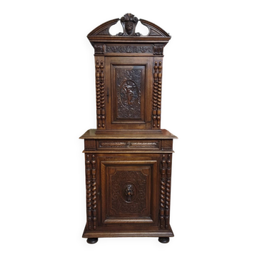 antique solid walnut furniture finely carved, in Renaissance style
