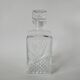 carafe à whisky en verre 1970 26 X 9.5 cm