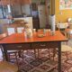 Vintage farm table formica and wood